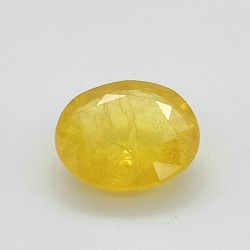Yellow Sapphire  (Pukhraj) 4.8 Ct Certified